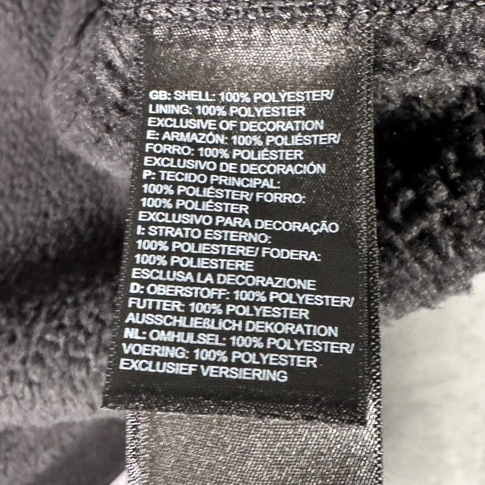The North Face Jacket Mens M‎ Black Fleece Full Zip Visus Therapeutics Sweater
